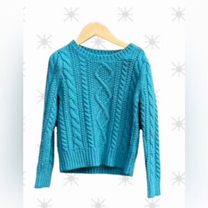 Mini Boden cable knitted acrylic sweater